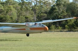 John and Bill about to land in the Blanik John and Bill about to land in the Blanik